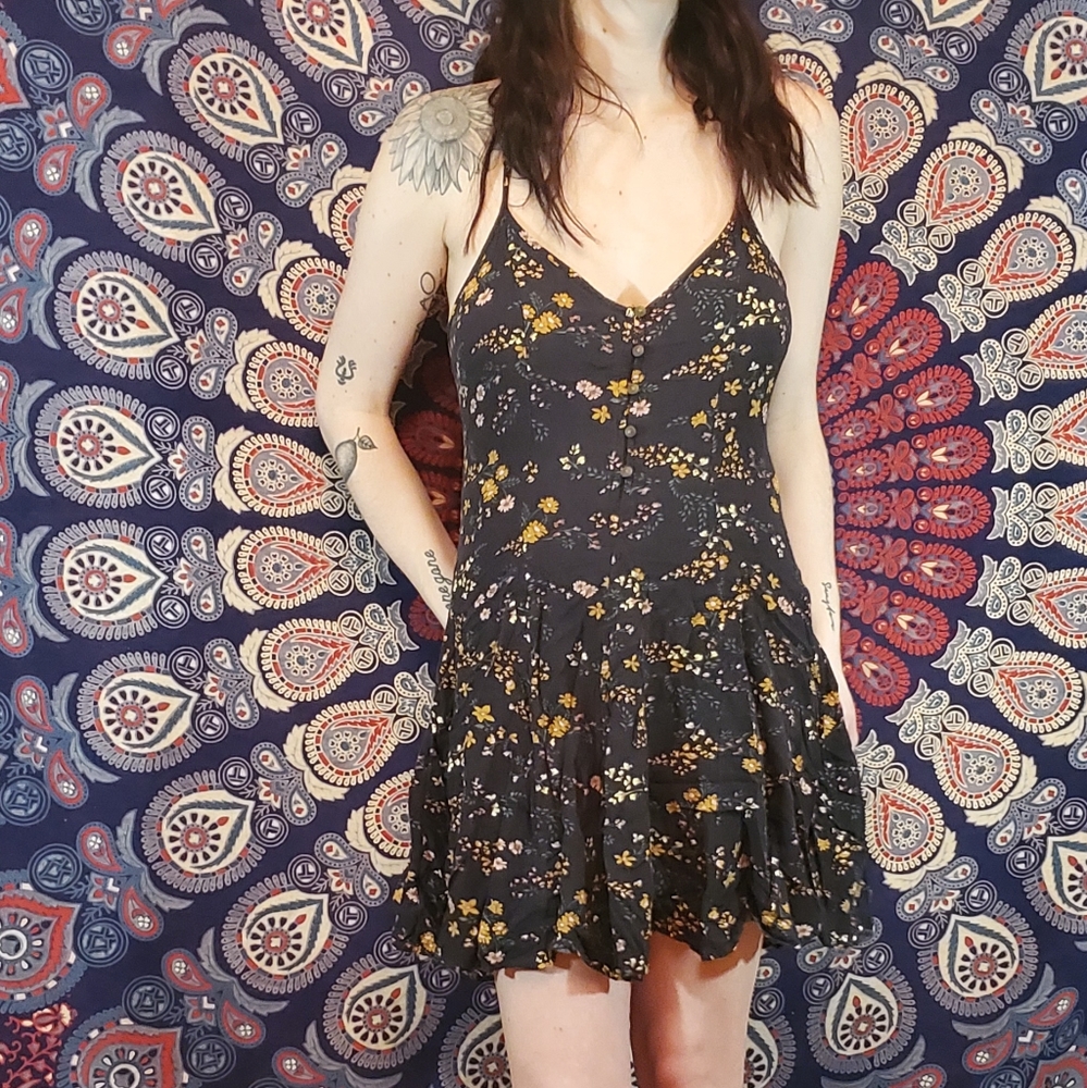 Flirty Floral Mini Dress